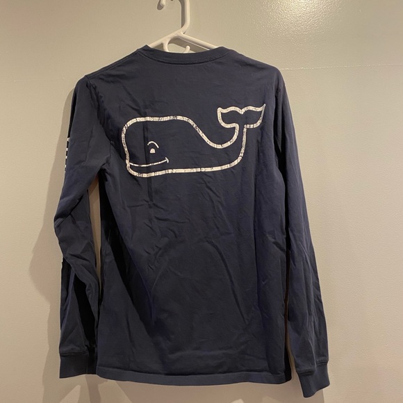 Vineyard vines navy long sleeve tshirt - Picture 3 of 3